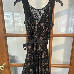 Elegant Black Lace Dress